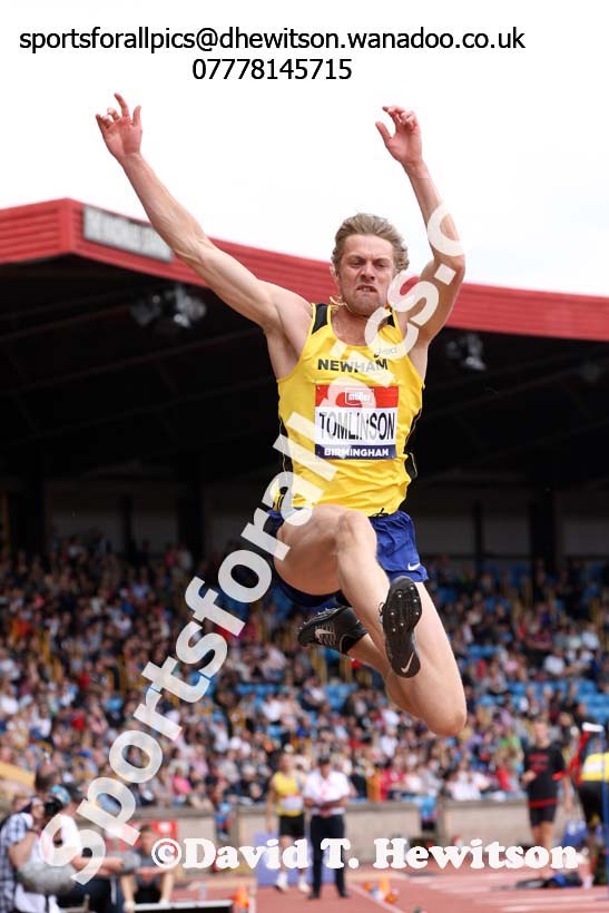 Mens long jump, British Championships, Birmingham. Photo: David T. Hewitson/Sports for All Pics